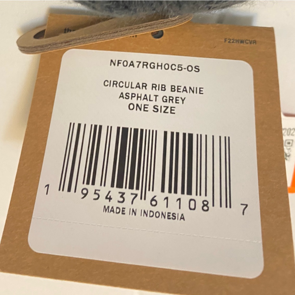 The North Face Dark Asphalt Gray Knit Beanie - Picture 3 of 5